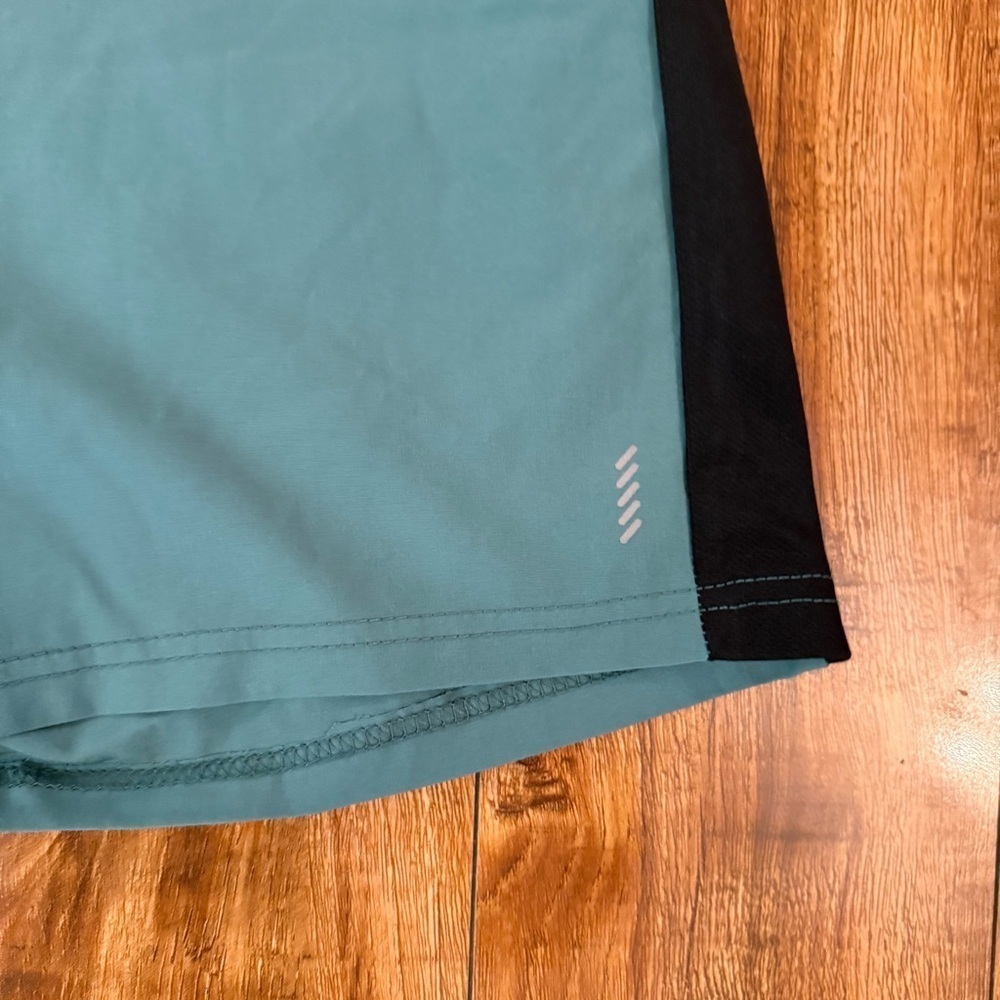 BALANCE COLLECTION Men’s Green Black Athletic Drawstring Shorts Size Medium - Picture 2 of 6